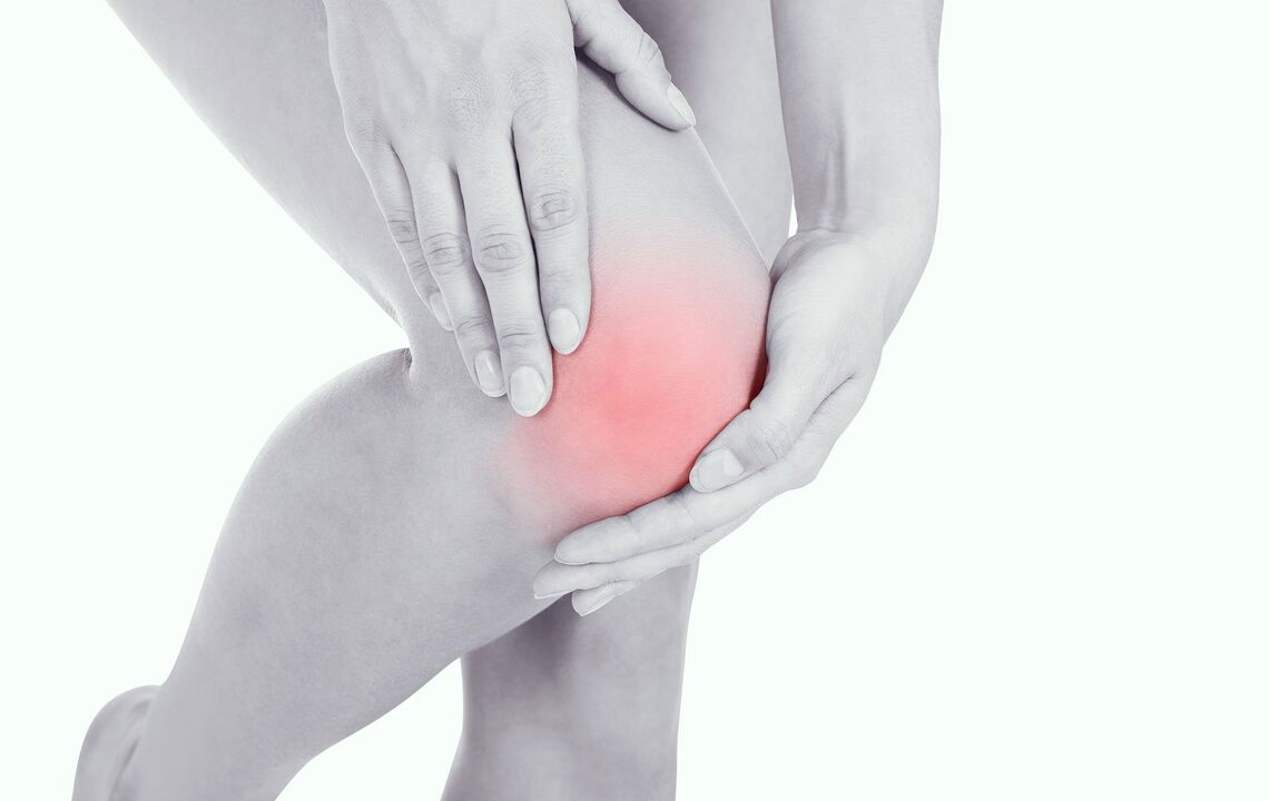 Entzündung im Kniegelenk und deren Behandlung mit Hondroine-Gel