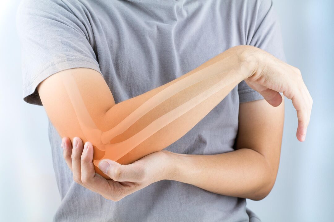 Schmerzen im Ellenbogengelenk und deren Behandlung mit Hondroine-Gel