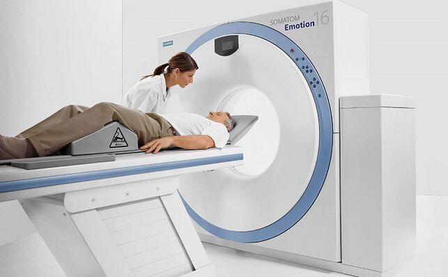 MRT als Möglichkeit zur Diagnose einer thorakalen Osteochondrose